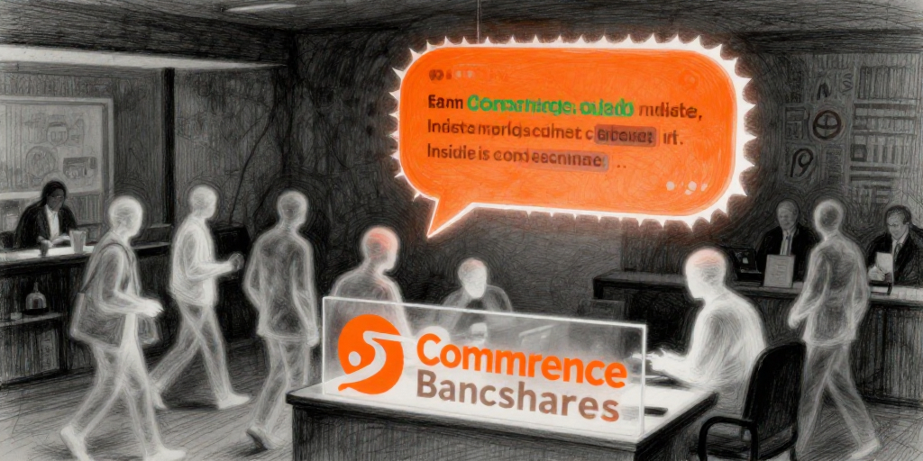 Commerce Bancshares Executives Offload Shares Amid 499% Social Media Frenzy and Positive Sentiment Spike